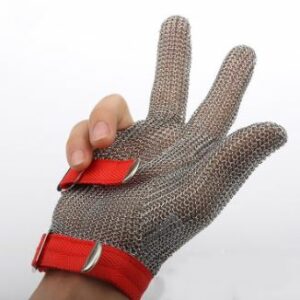 găng tay bảo hộ inox 3 ngón chống cắt an toàn